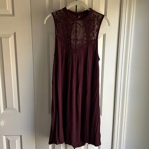 American Eagle Burgundy dress